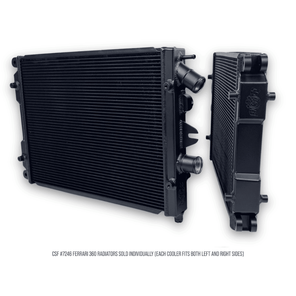 Ferrari 360 Aluminum Radiator High Performance CSF Upgrade Hollywood Mechanic Los Angeles