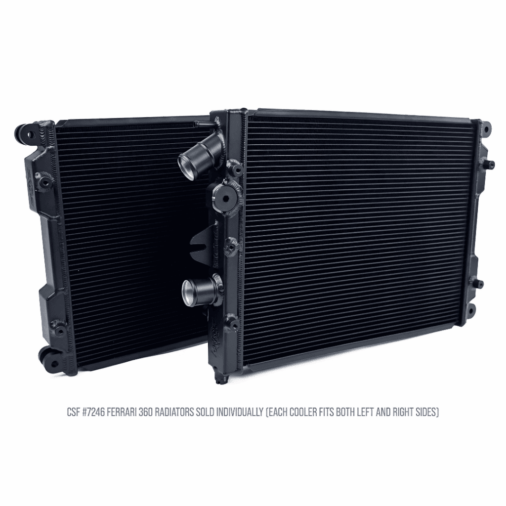 Ferrari 360 Aluminum Radiator High Performance CSF Upgrade Hollywood Mechanic Los Angeles